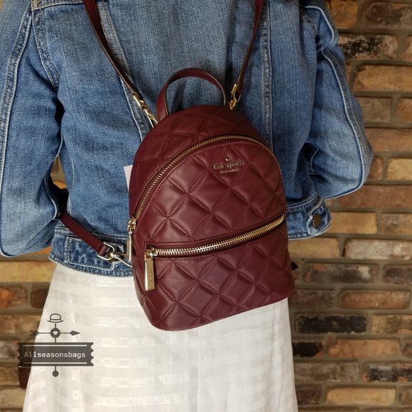 Kate Spade NATALIA mini convertible BACKPACK Red main image 8